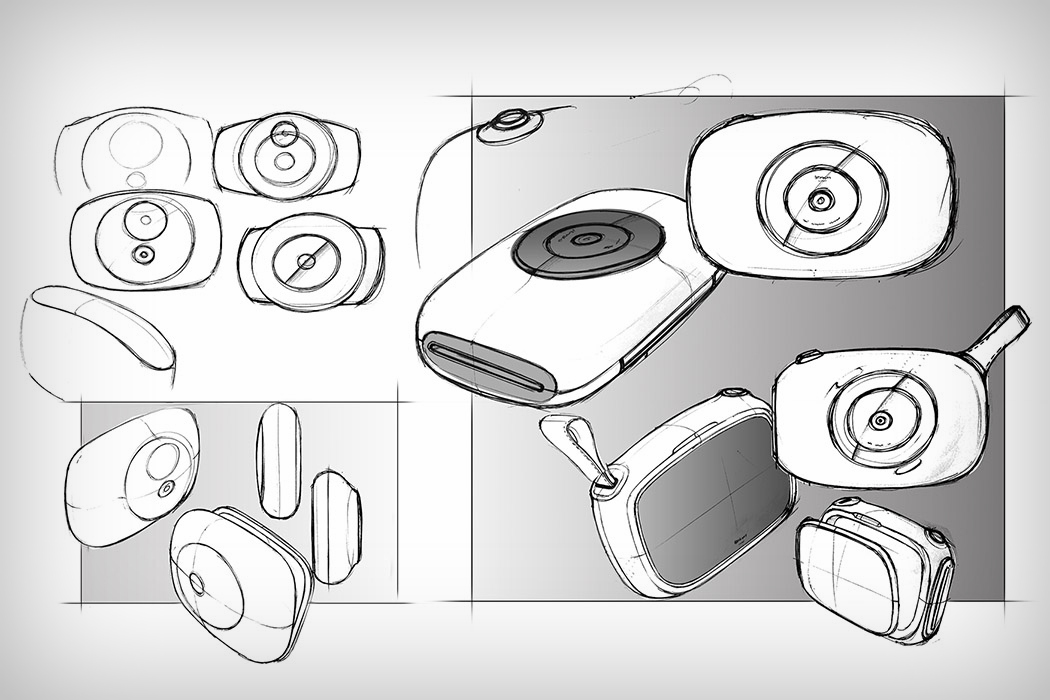 Polaroid，Macaroon，white，camera，HALO，