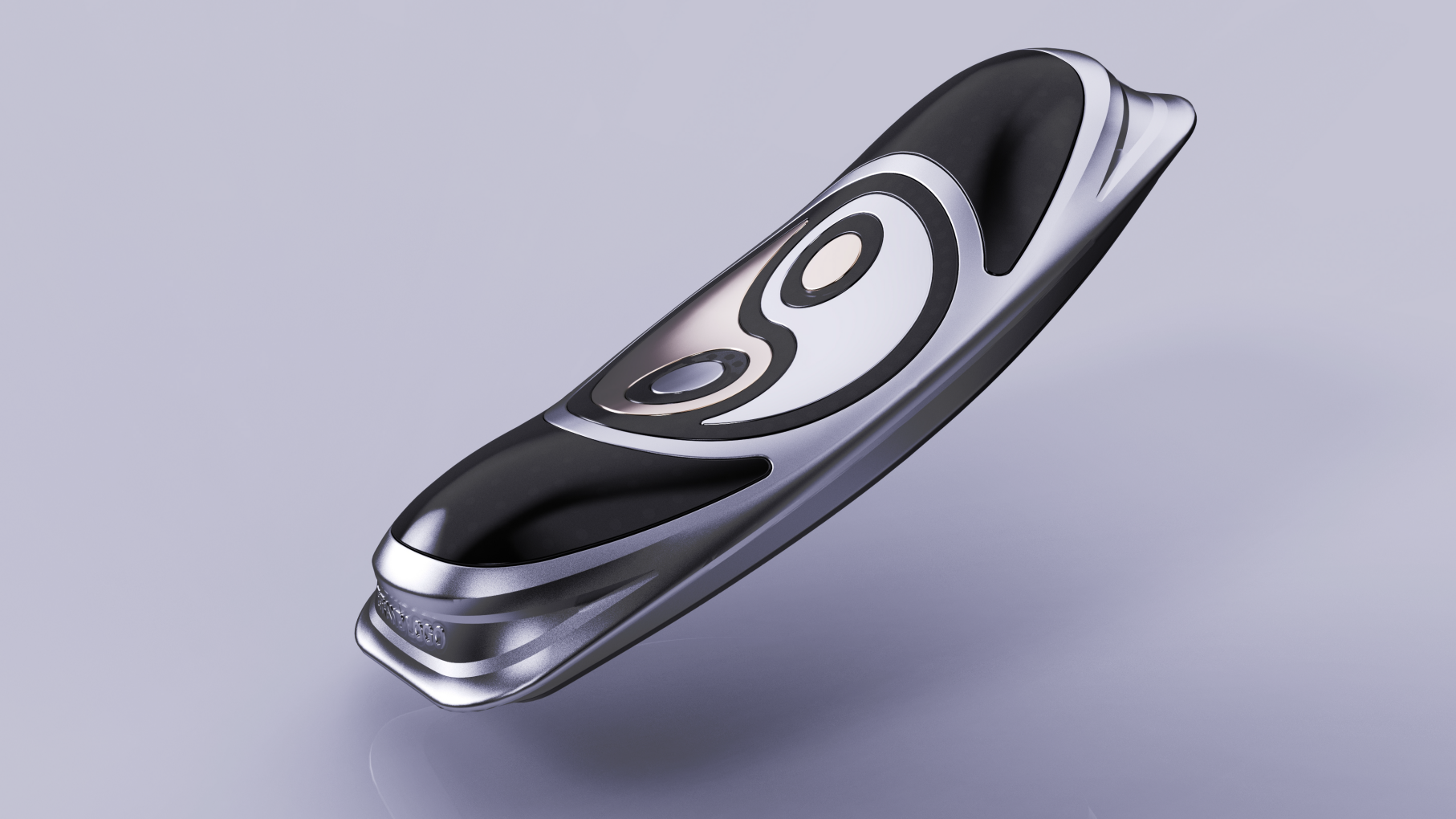 Intelligent health Taiji lumbar massage instrument，