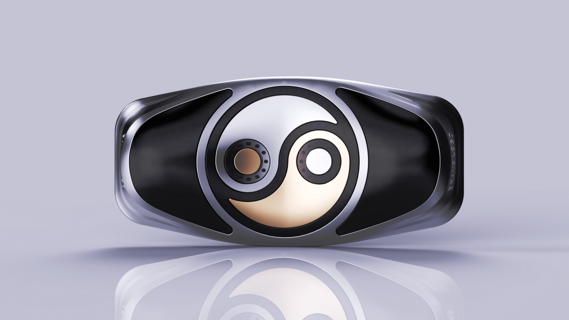 Intelligent health Taiji lumbar massage instrument，