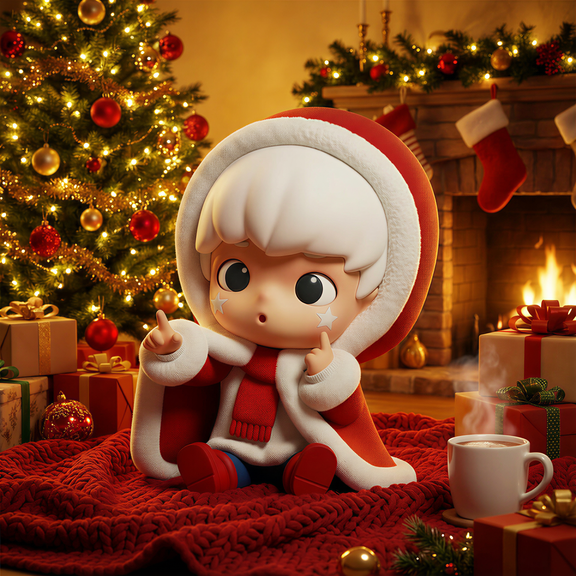 # Christmas opening method# IP design# Christmas blind box，