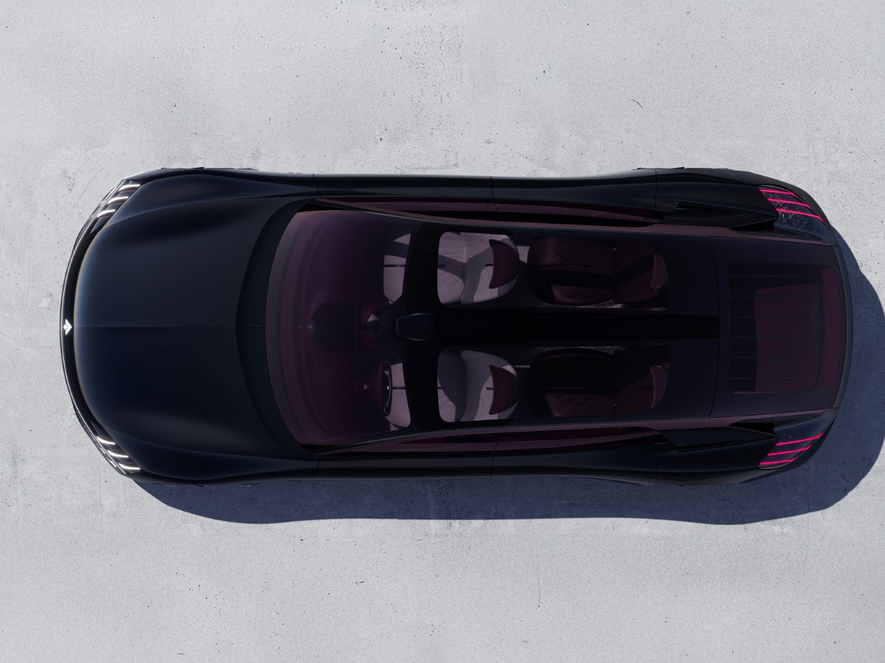 organic aesthetics，Hyptec Earth，Concept electric car，Sustainable design，Matte texture，