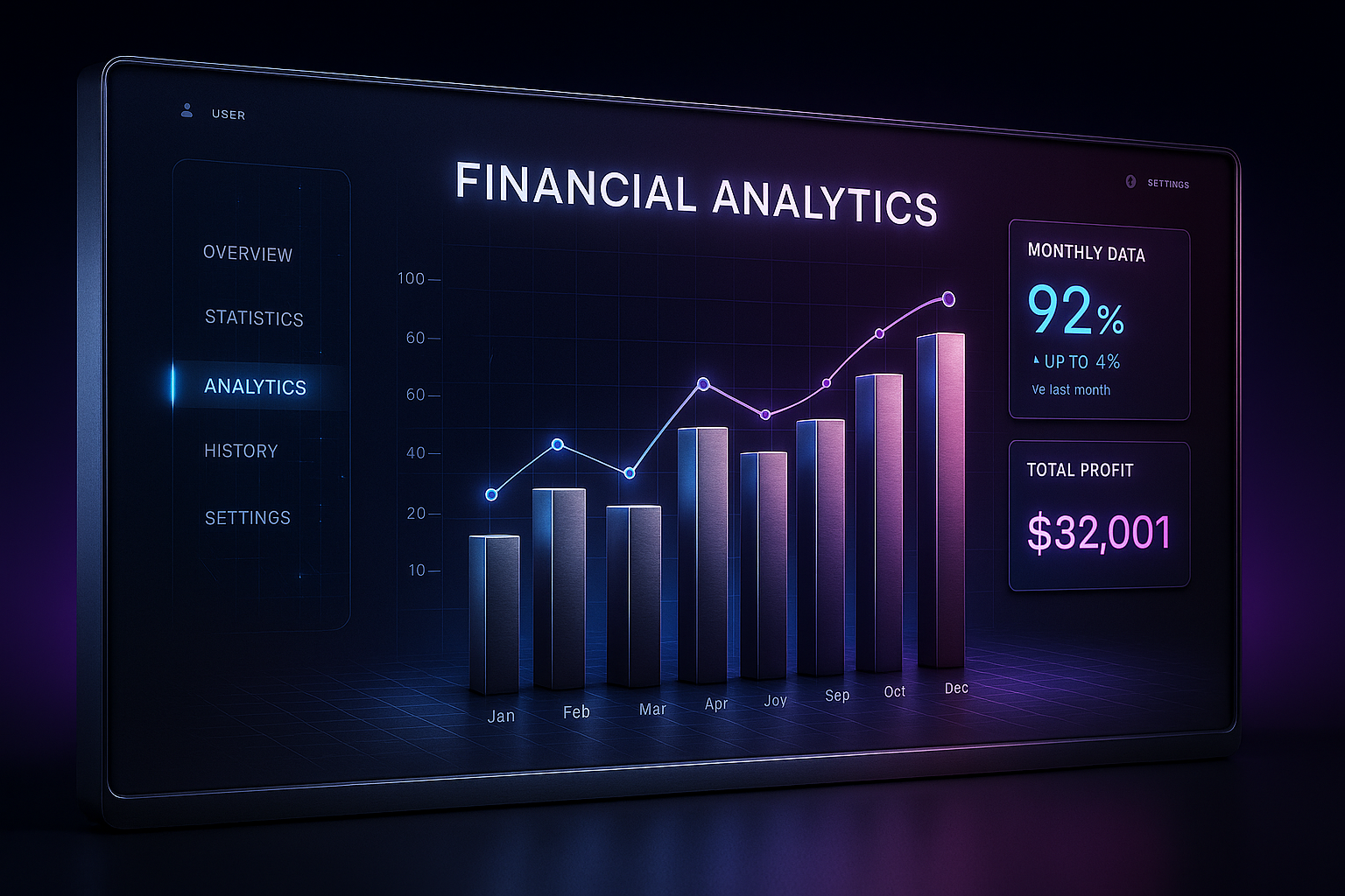 Visualization of AI Financial Data Analysis，