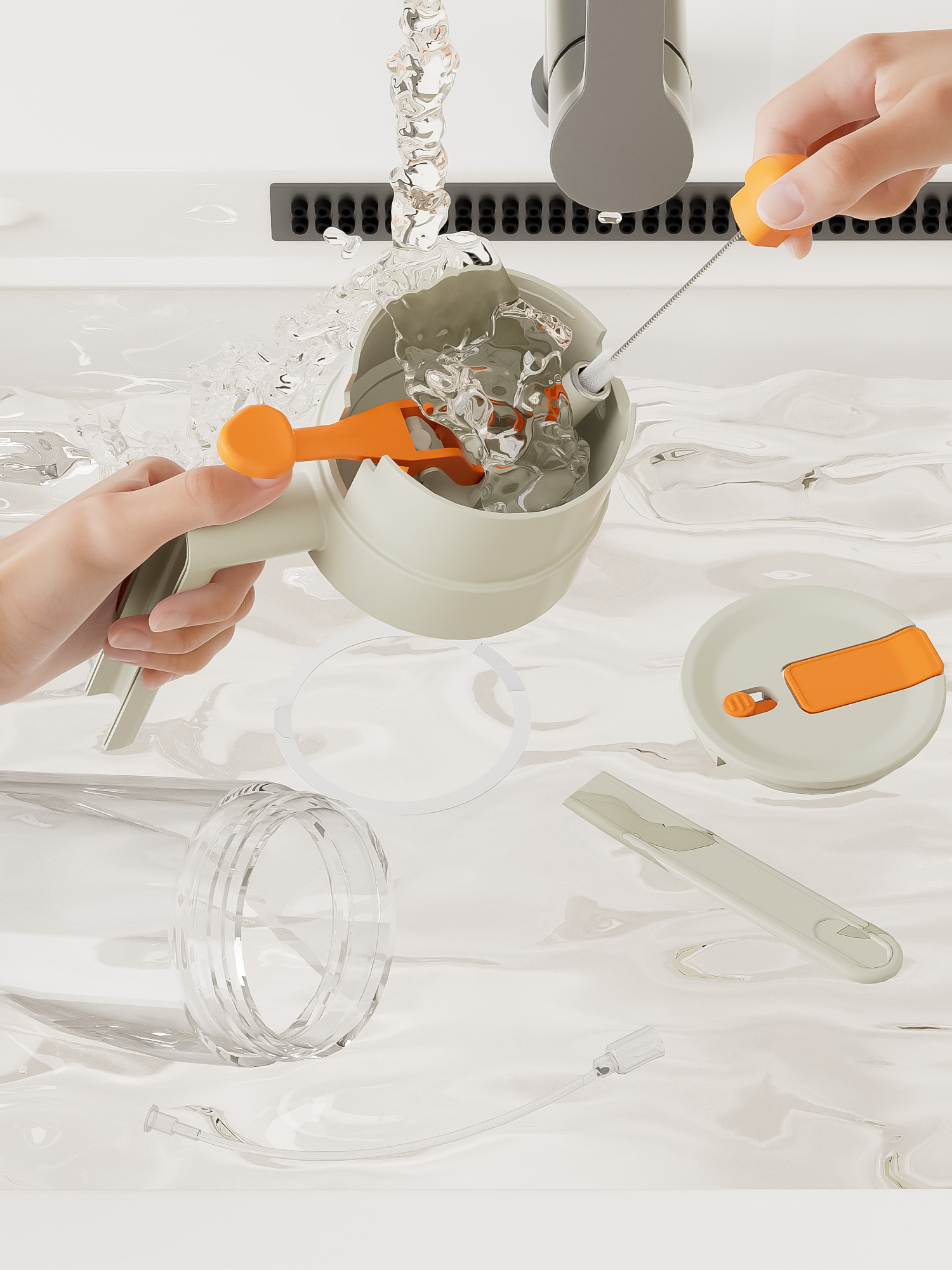 Oil can, easy to clean，