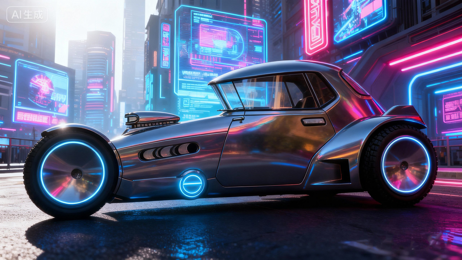 Sports car，Aerocraft，AI generation，AI drawing，Design，