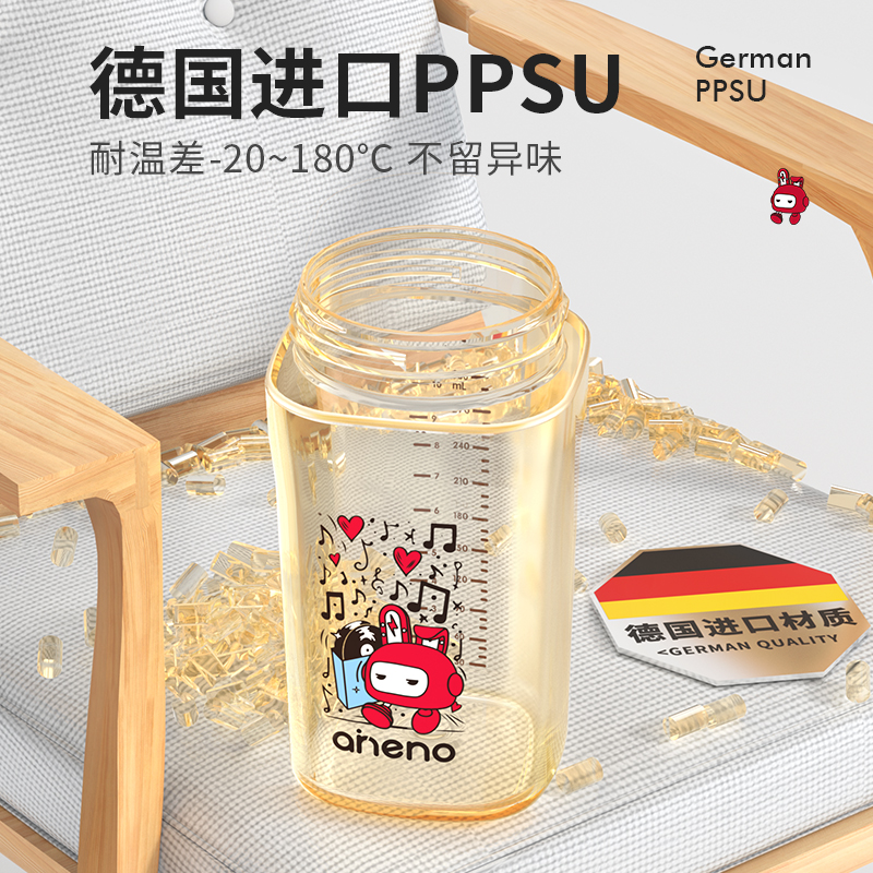 Small month old suction tube cup, bite speed control, safe milk，