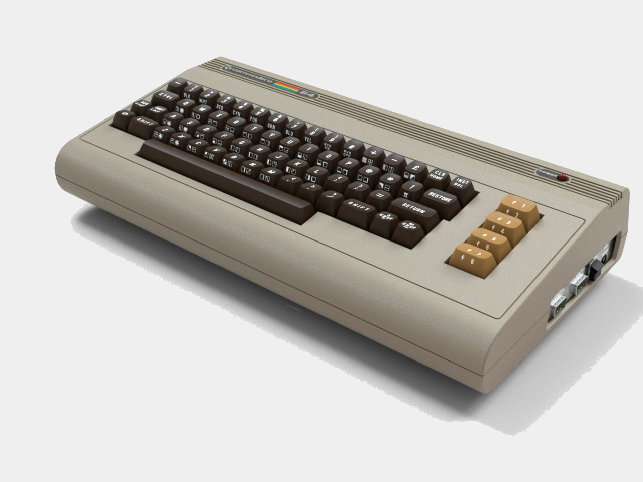 Commodore 64 Ultimat，Limited Neon Edition，Gold-plated shell，Light effect out of the box，
