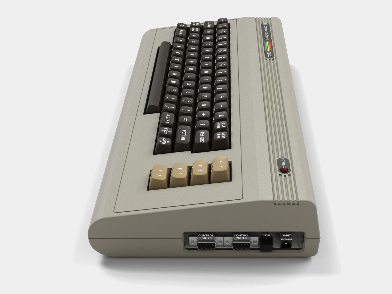 Commodore 64 Ultimat，Limited Neon Edition，Gold-plated shell，Light effect out of the box，