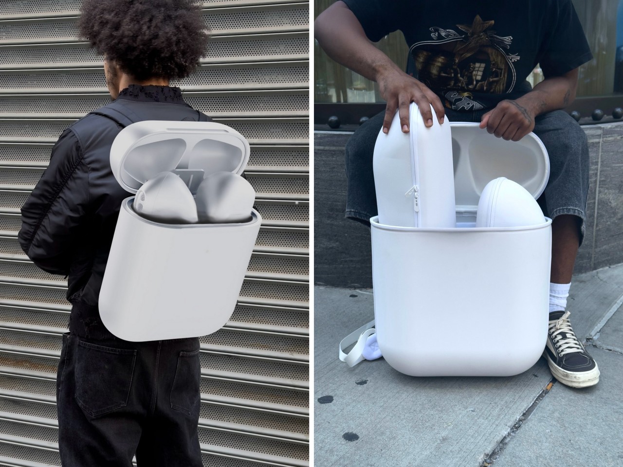 AirPods Backpack，Earphone case，Oversized storage，Concept Backpack，