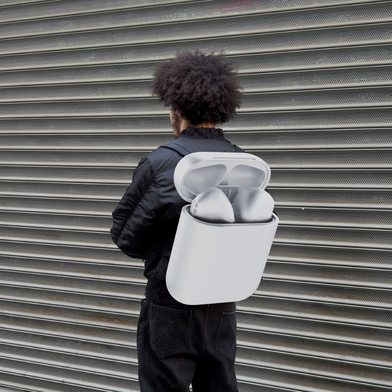 AirPods Backpack，Earphone case，Oversized storage，Concept Backpack，