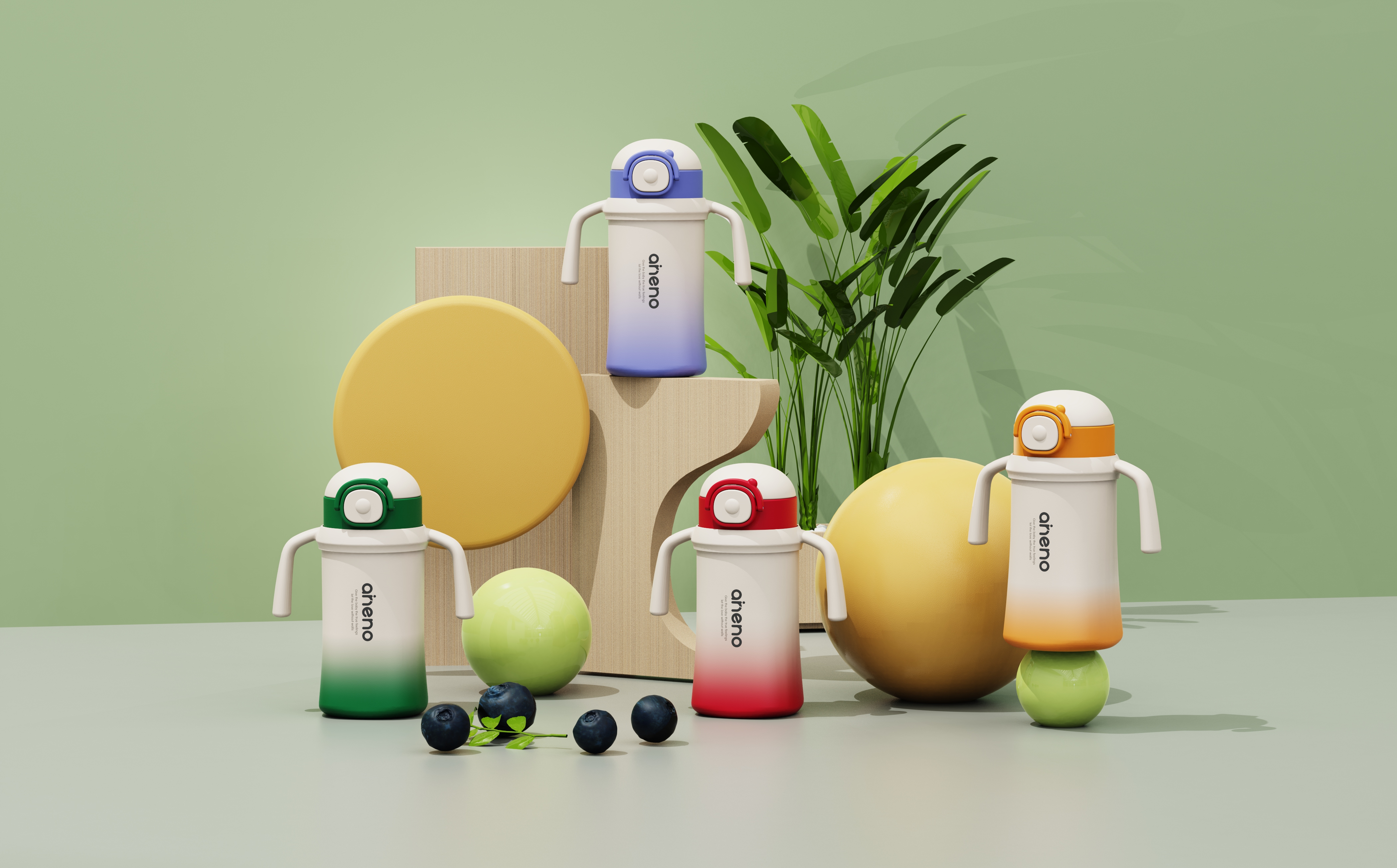 Small month-old special, water and milk dual-use，Appearance design，Product modeling design，