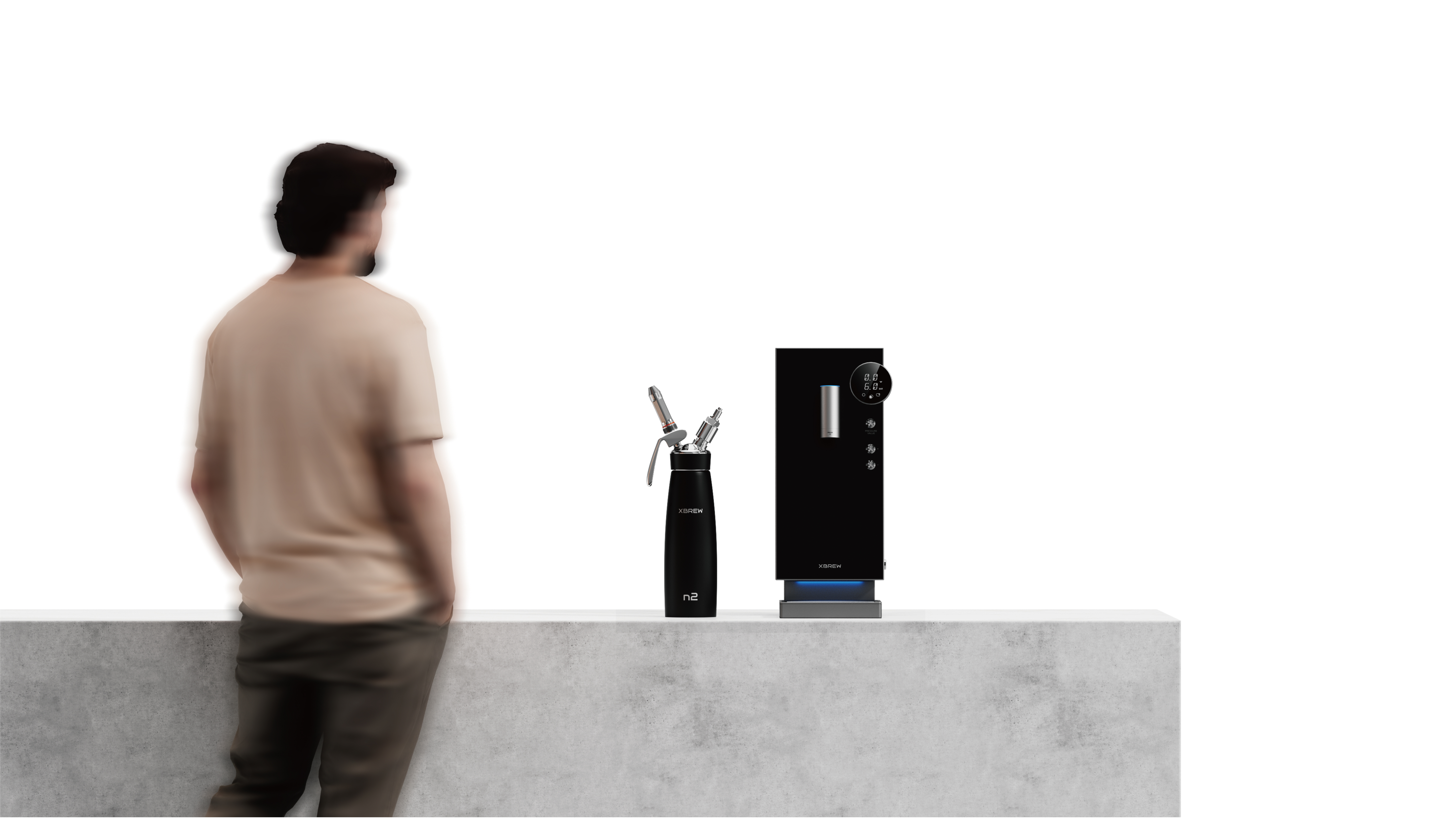 industrial design，product design，Coffee machine，Design，Brand design，Nitrogen coffee machine，Taiwan Golden dot award，CES，