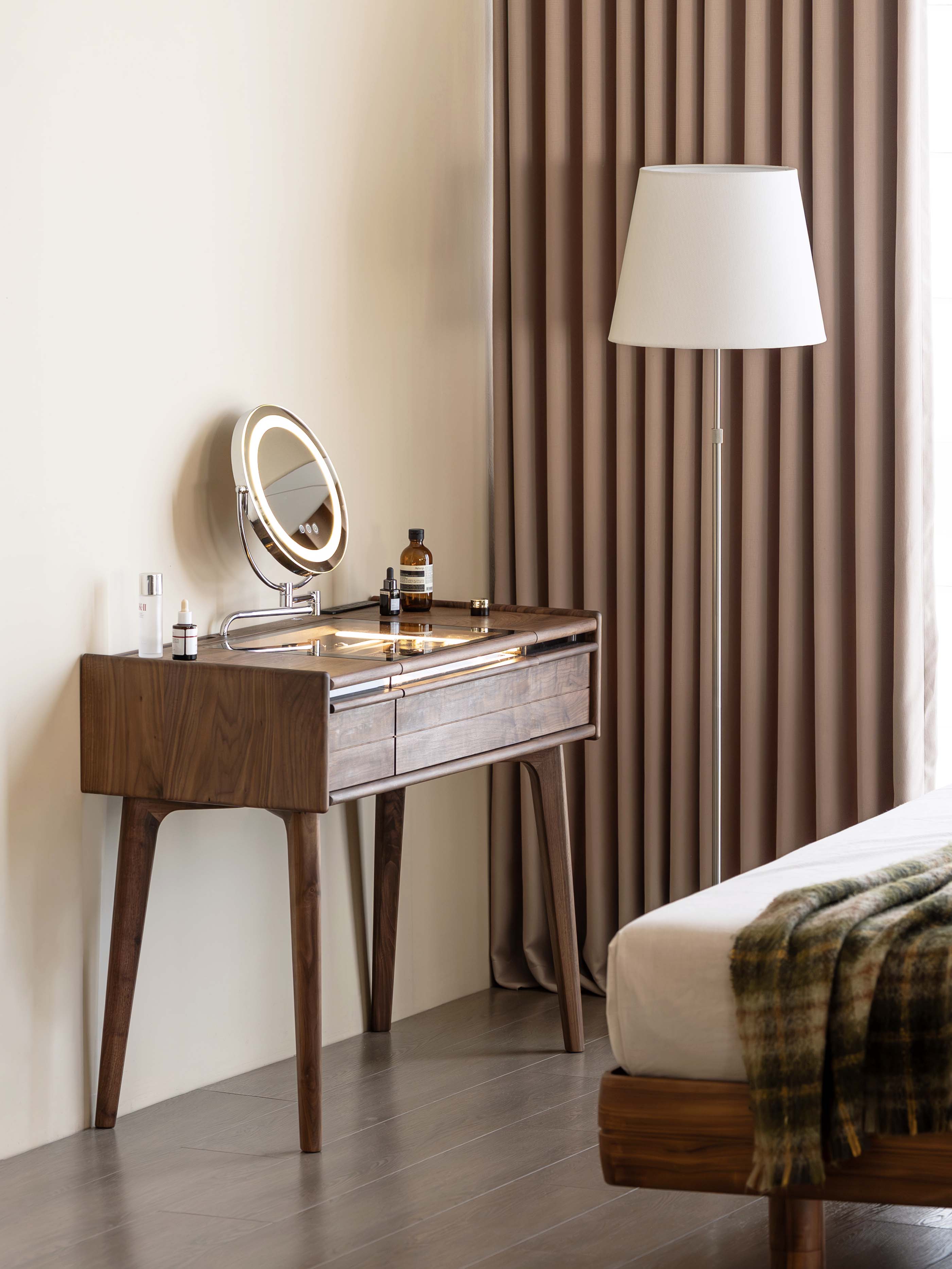 furniture design ，Residential Furniture，Original design，Solid wood furniture，Black walnut furniture，Dresser design，