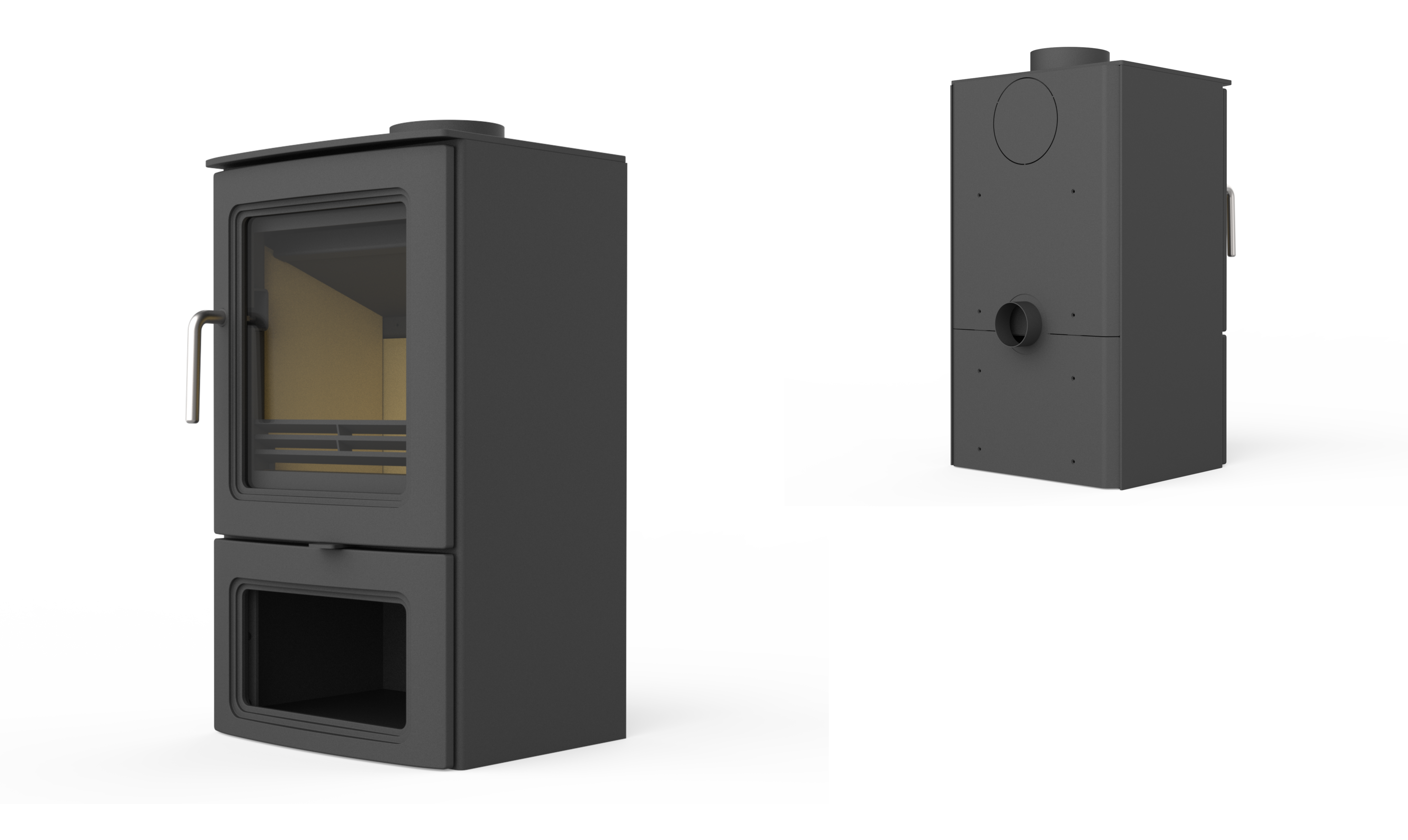 industrial design，Creative design，sheet metal cast iron，Structural design，Prototype production，design analysis ，Wood burning fireplace，True Fire Fireplace，