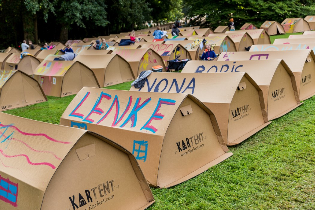 waterproof，Recyclable，cardboard，Tent，Reprint，