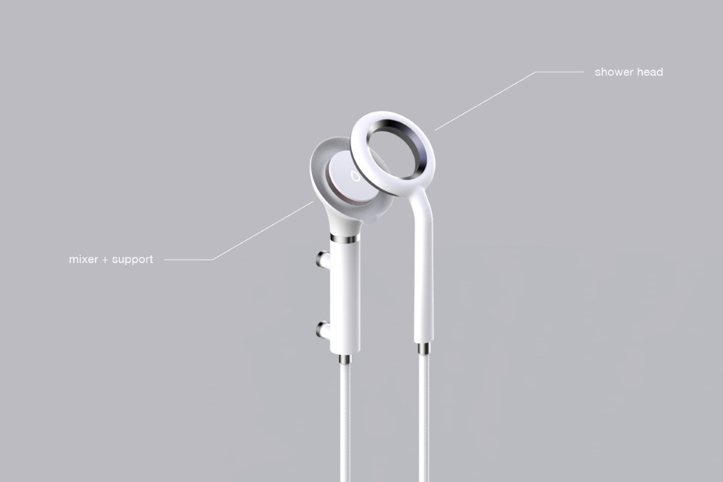 a shower nozzle，white，equipment，bathroom，shower，Nozzle，Hydra，