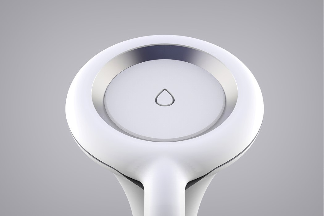 a shower nozzle，white，equipment，bathroom，shower，Nozzle，Hydra，