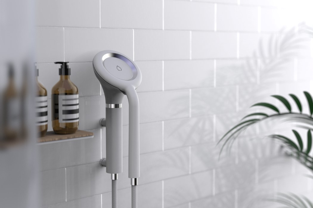 a shower nozzle，white，equipment，bathroom，shower，Nozzle，Hydra，