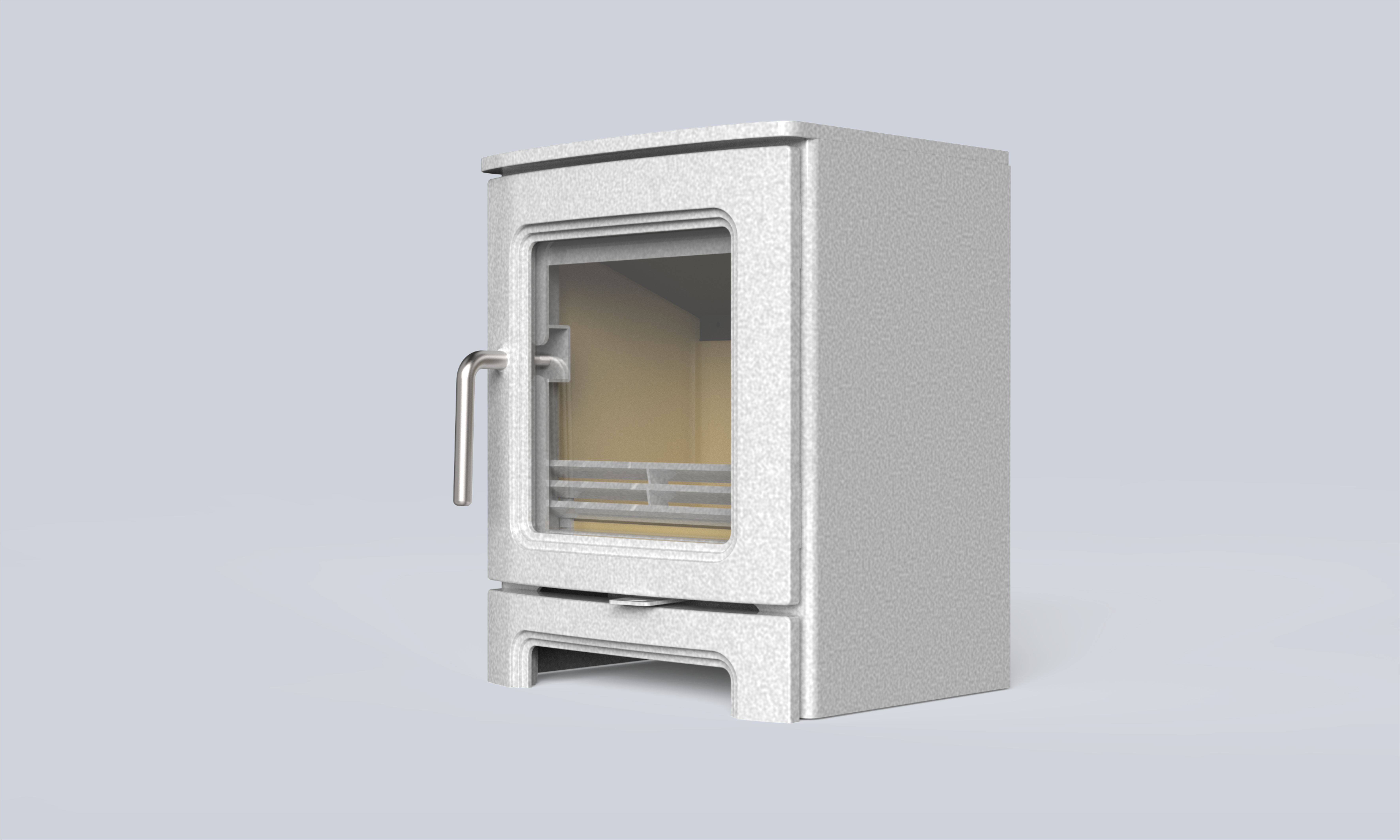 True Fire Fireplace，industrial design，Creative design，sheet metal cast iron，Structural design，Prototype production，design analysis ，Wood burning fireplace，