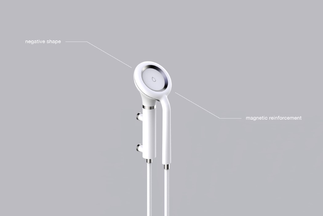 a shower nozzle，white，equipment，bathroom，shower，Nozzle，Hydra，