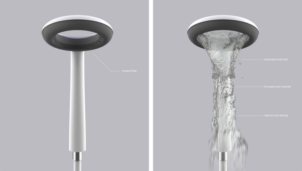 a shower nozzle，white，equipment，bathroom，shower，Nozzle，Hydra，