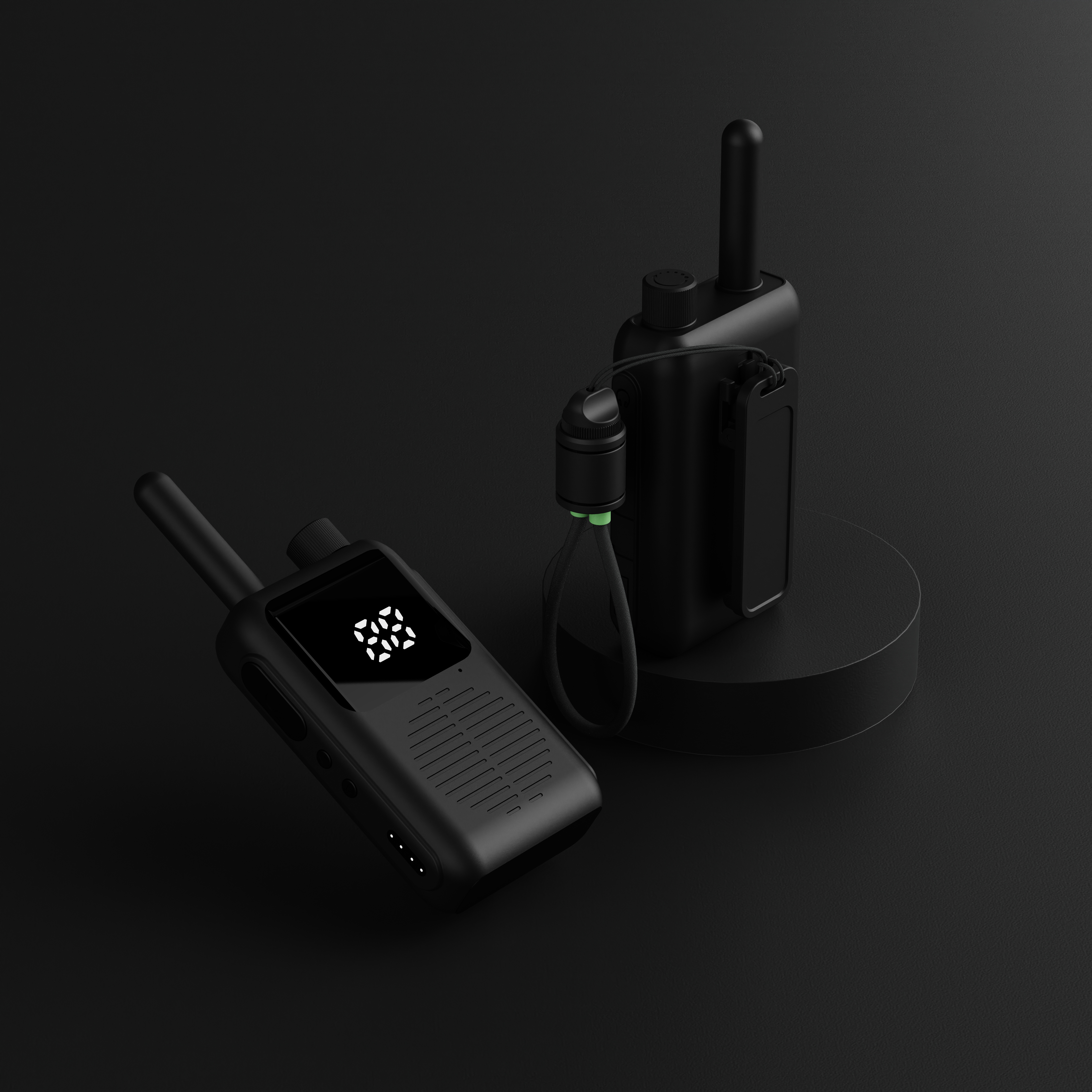 portable source，portable battery，walkie-talkie，Electronics，Minimalist style，