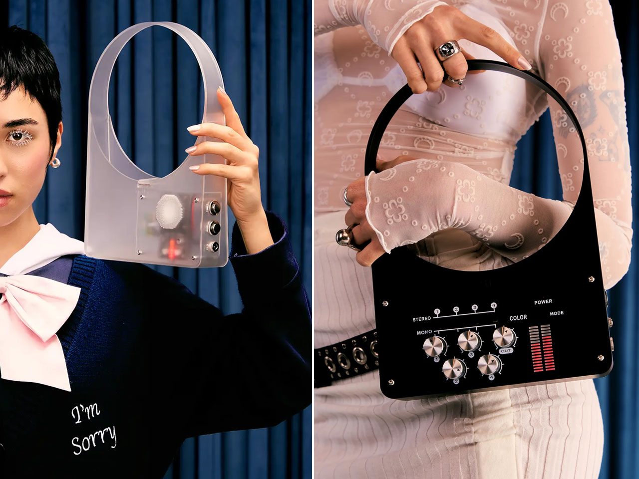 Handbag Speaker，wearable ，Fashion Technology，wireless speaker ，