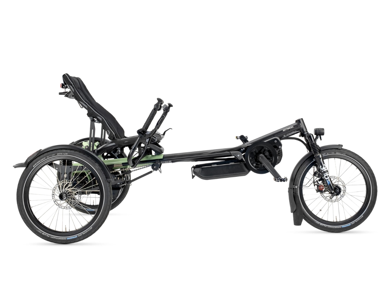 Electric assistance，Tricycle，HP Velotechnik，Outdoor Ride，Three-point adjustable，