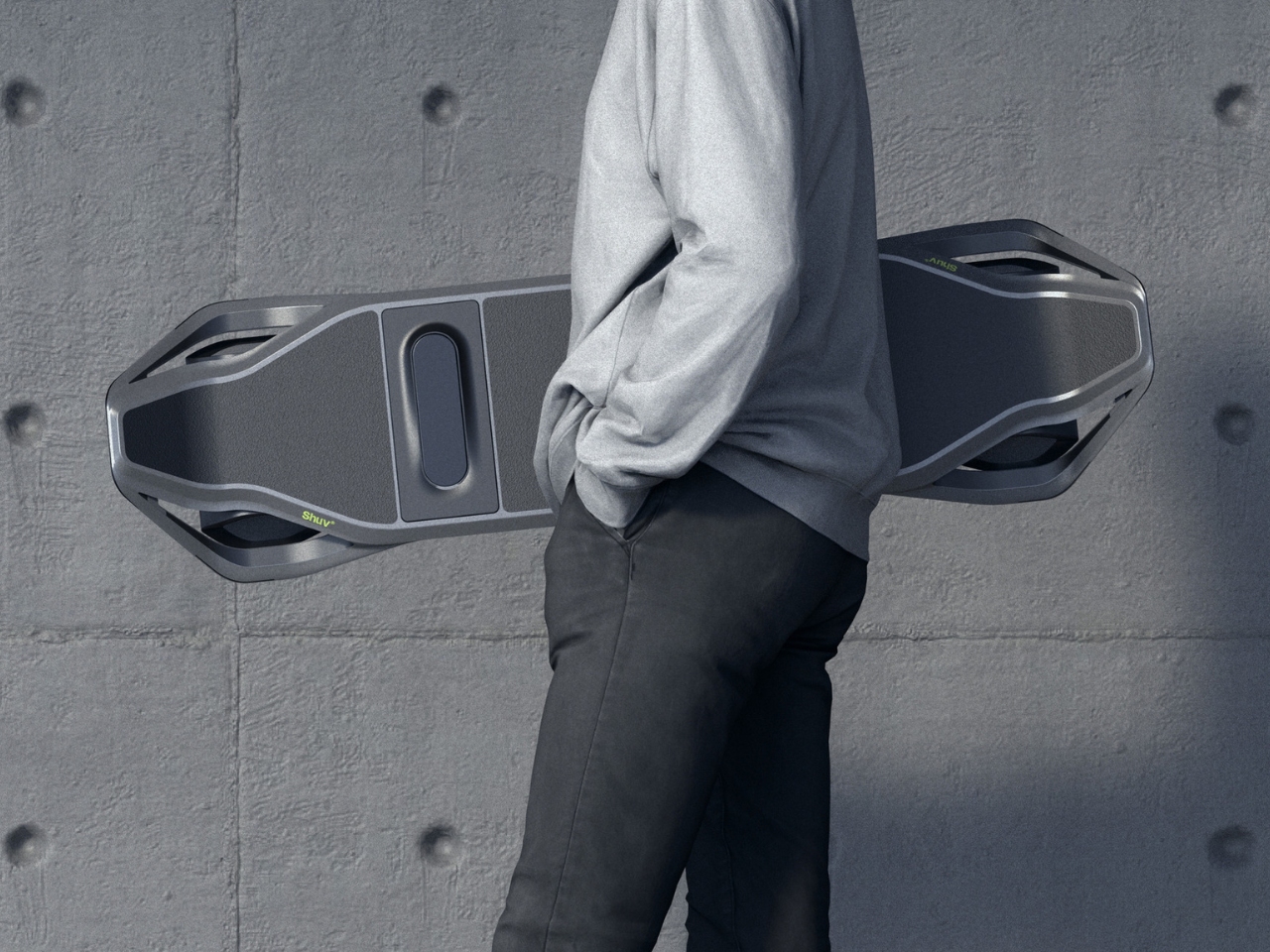 Shuv-e Skateboard，Heritage，Steampunk，Carbon fiber structure，