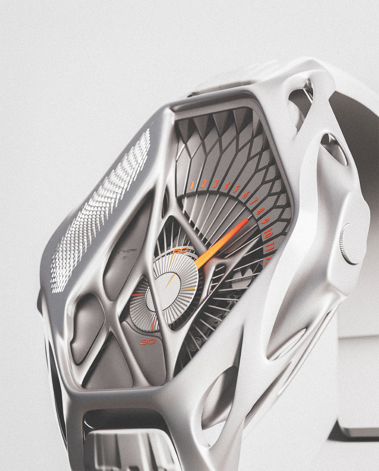 3D printing，alien face-hugging worm，Wrist watch，Alien，titanium alloy，