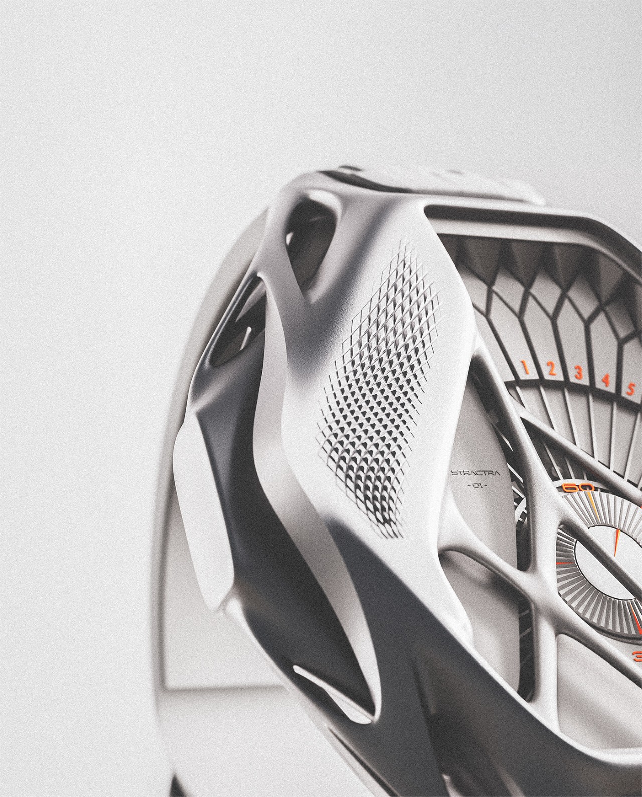 3D printing，alien face-hugging worm，Wrist watch，Alien，titanium alloy，