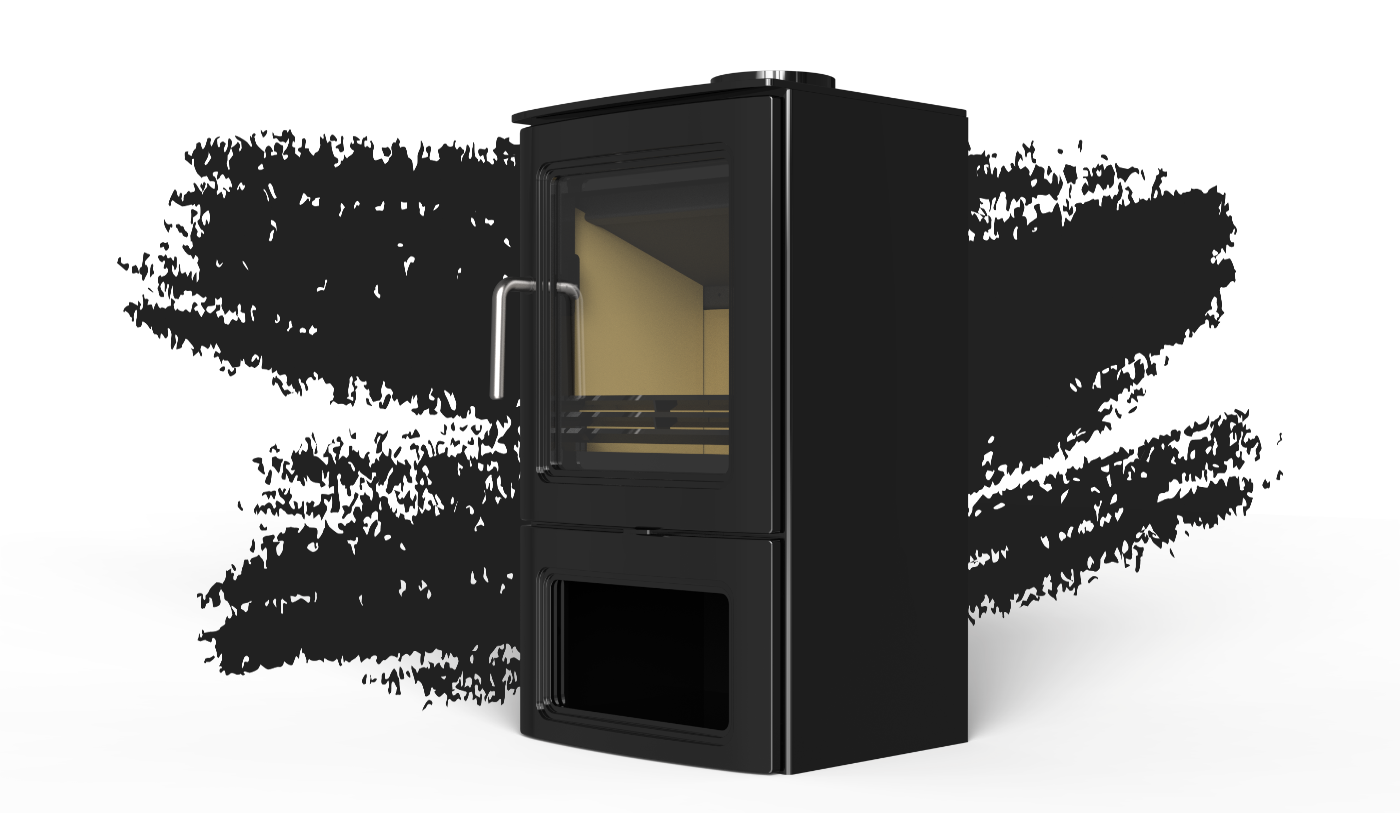 industrial design，Creative design，sheet metal cast iron，Structural design，Prototype production，design analysis ，Wood burning fireplace，True Fire Fireplace，