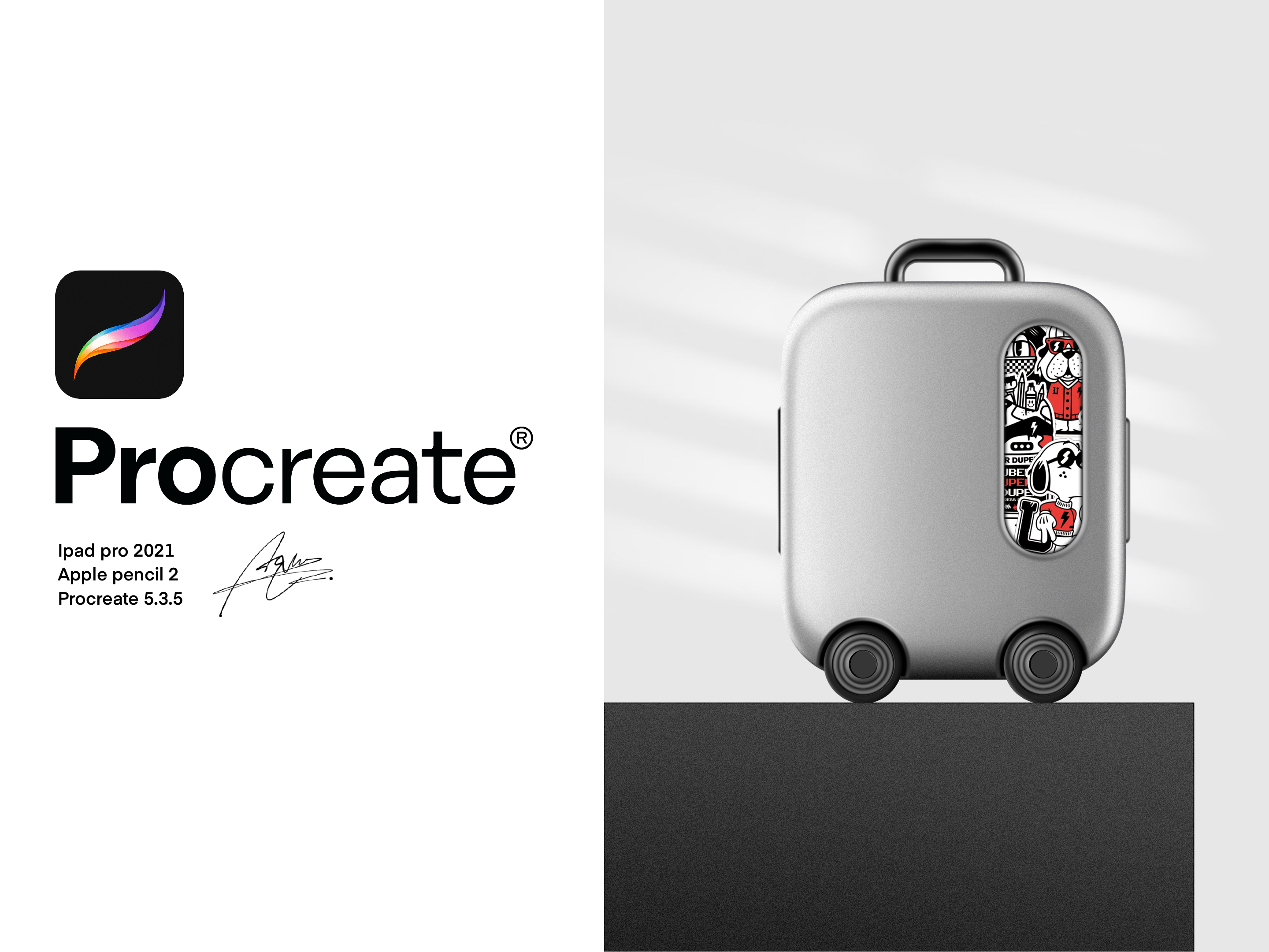 industrial design，product design，Procreate，