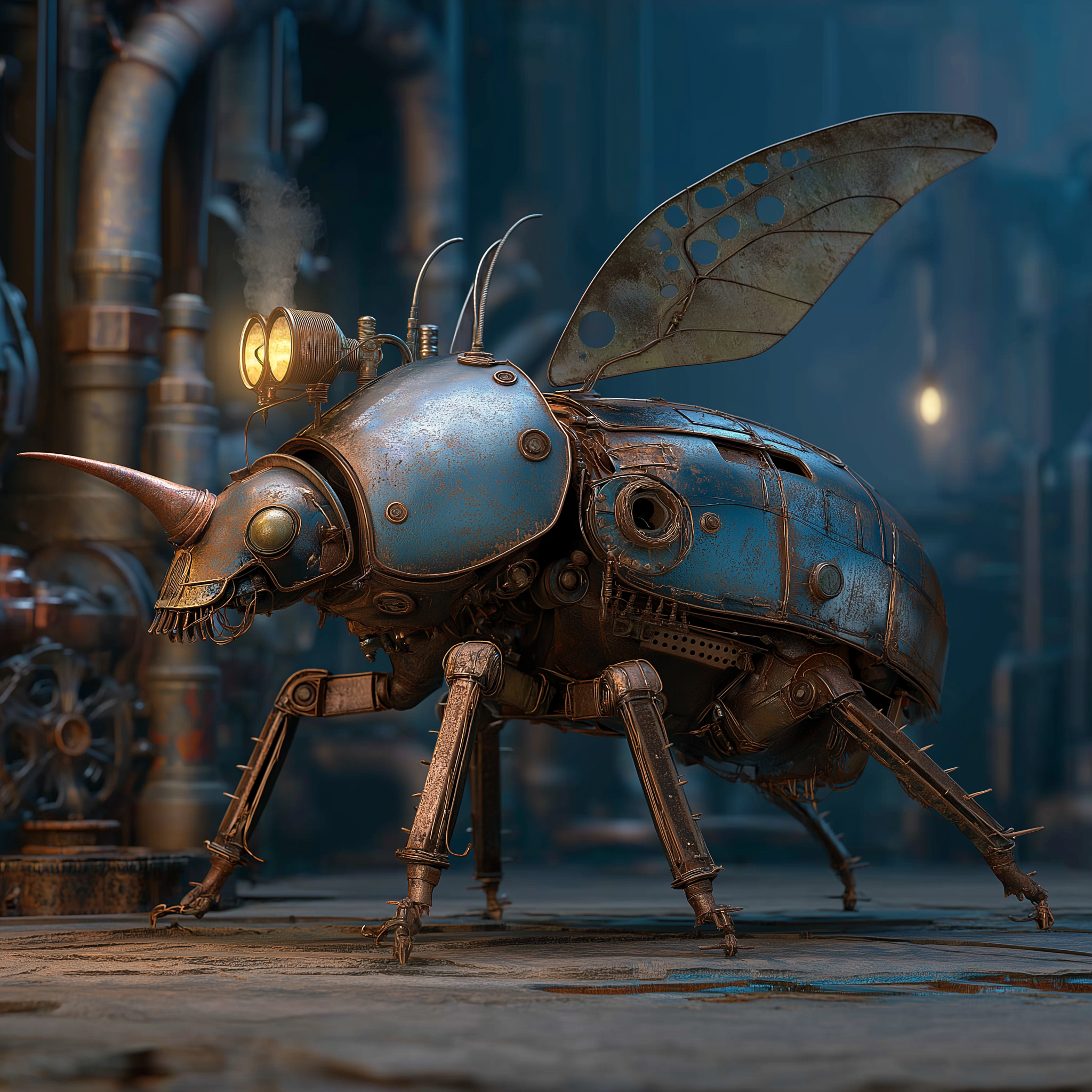 -Mechanical Insects-Steampunk，