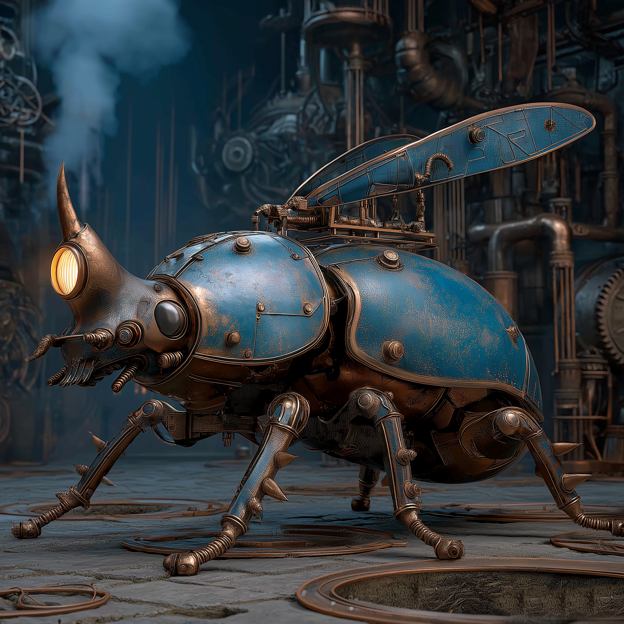 -Mechanical Insects-Steampunk，