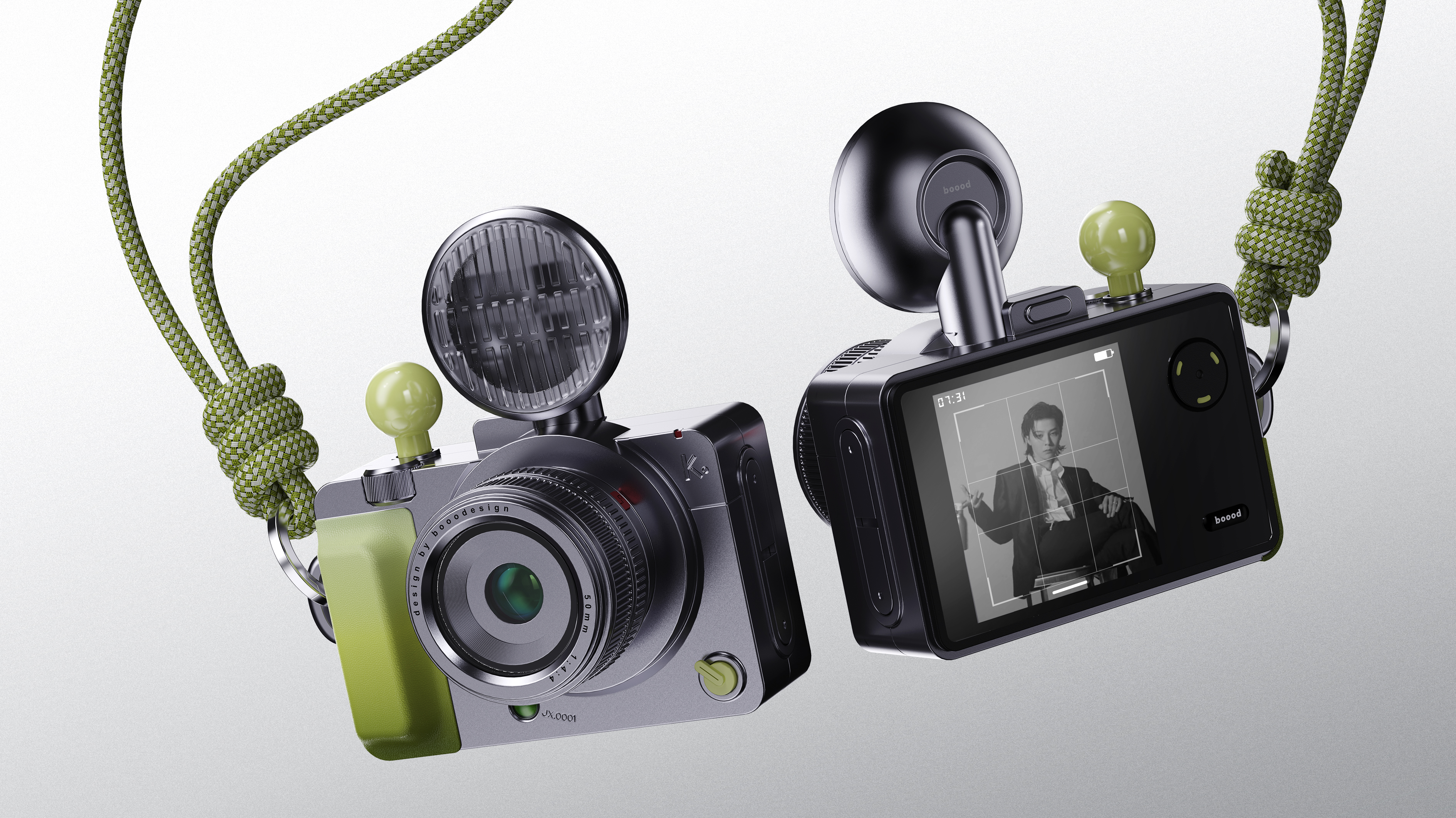 Open the door and see Xi Design Bureau，Retro Camera，Mini camera，Design sharing，Design case sharing，Design inspiration，