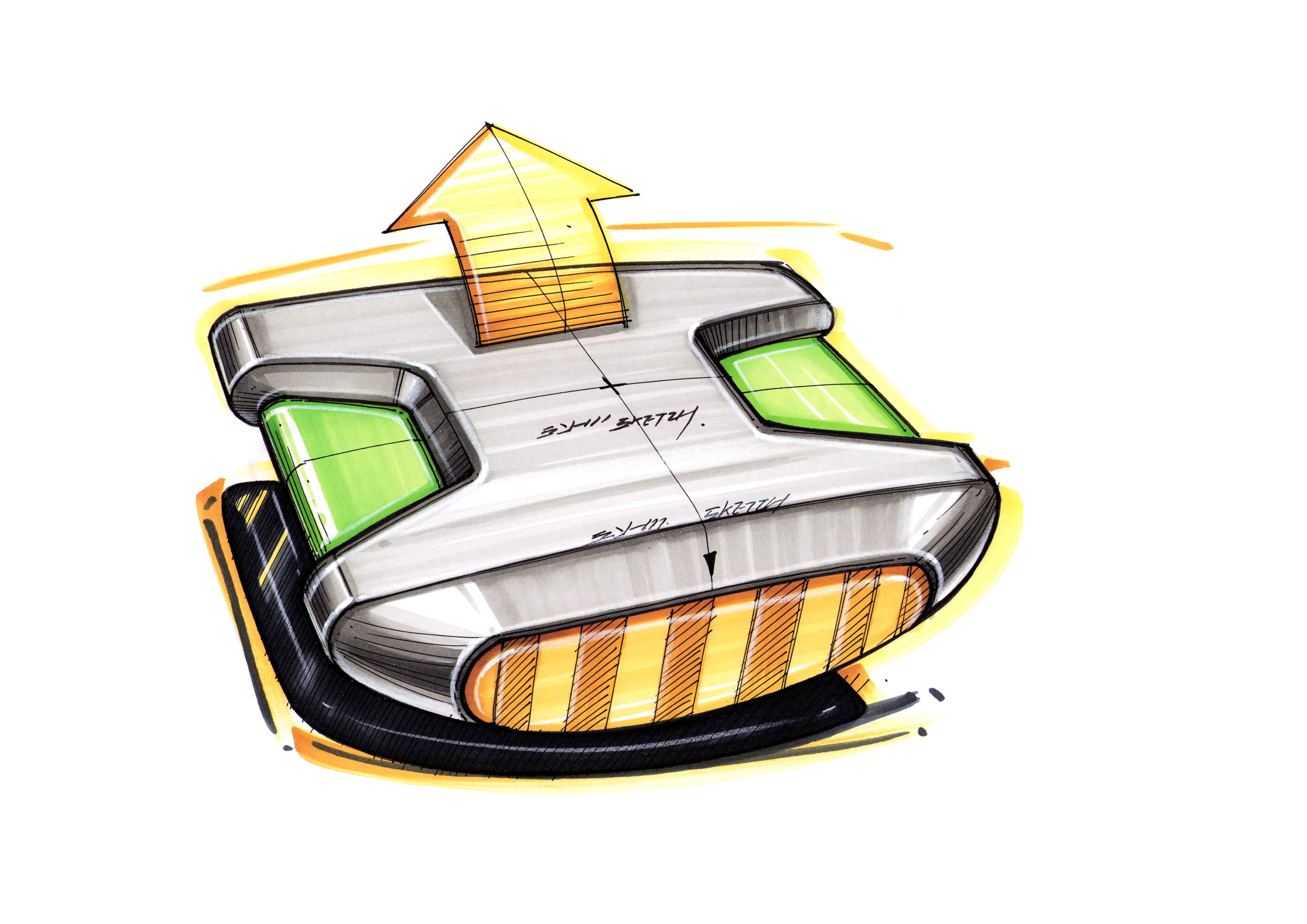 product design，industrial design，Hand drawn product design，Hand drawn industrial design，Marker hand drawn，marker pen painting，Hand drawn for postgraduate entrance examination of industrial design，