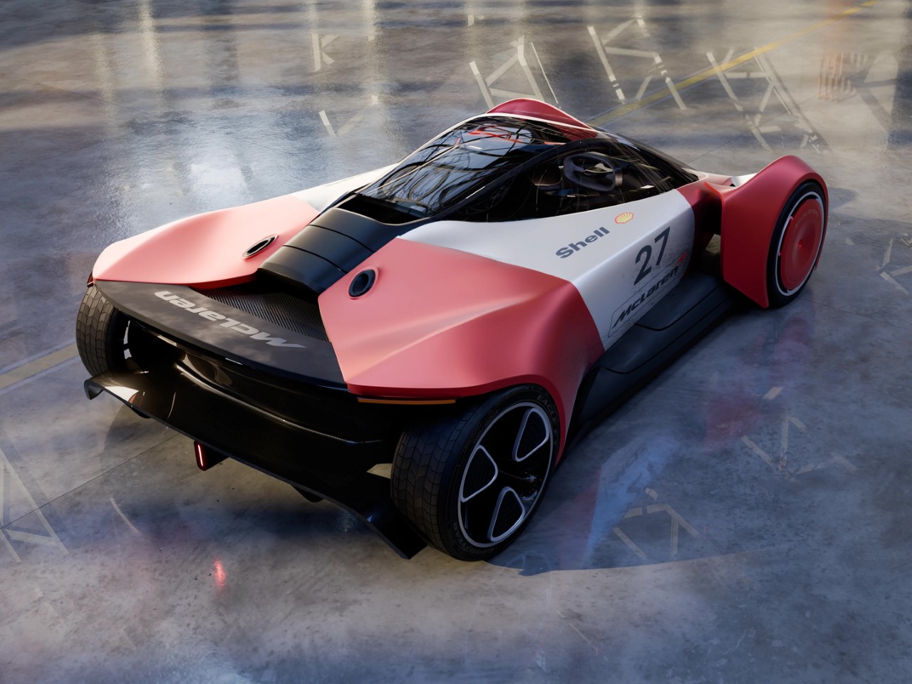 Pocket Racing，mclaren，Short Tail Design，Concept super run，