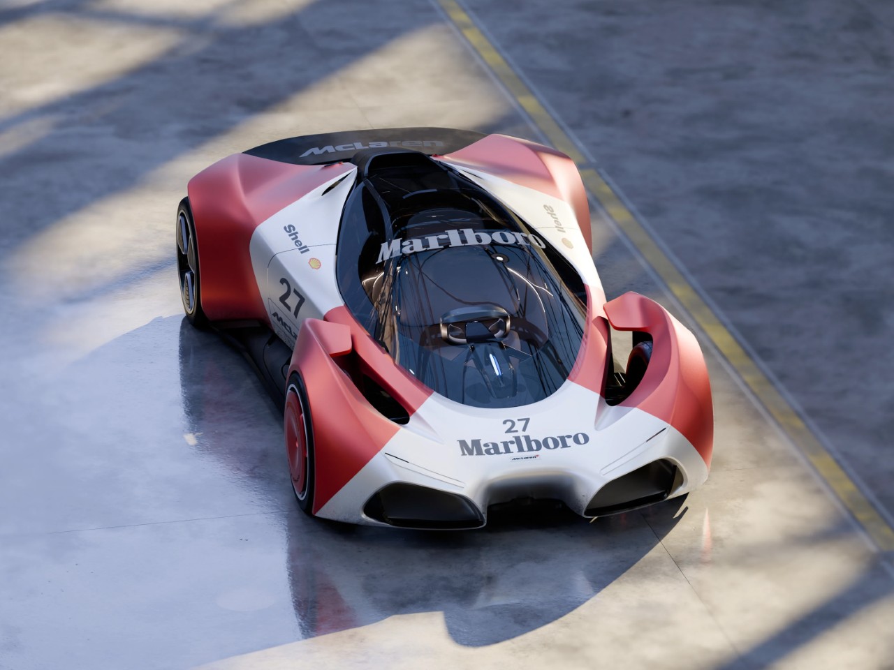 Pocket Racing，mclaren，Short Tail Design，Concept super run，