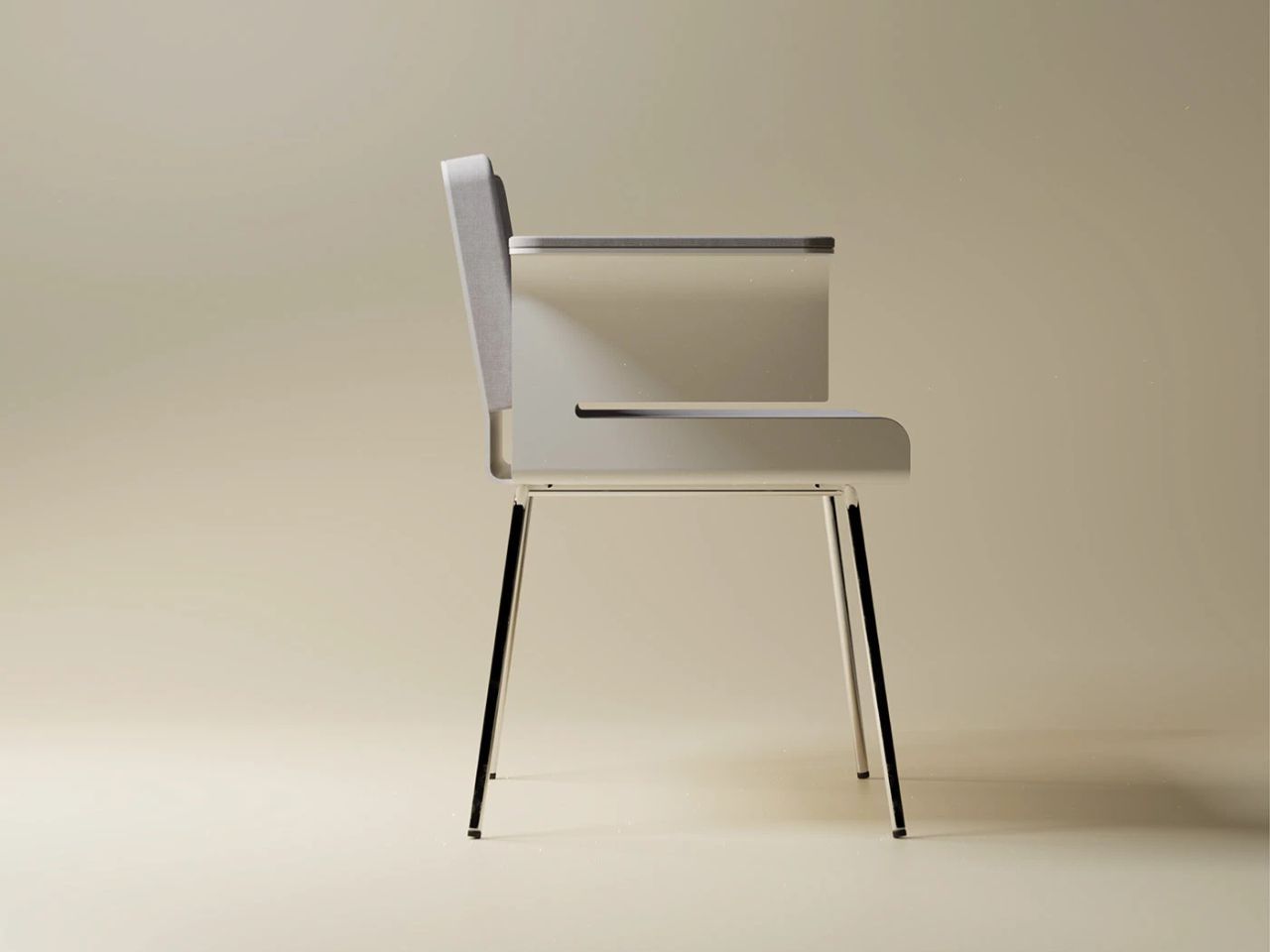 Metal seats，Minimalist design ，Flat packaging，Zero Screw，Seamless Bending，