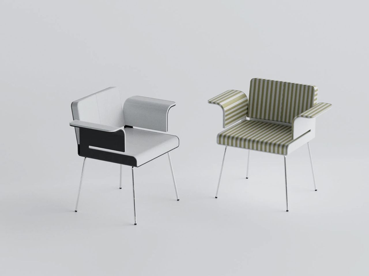 Metal seats，Minimalist design ，Flat packaging，Zero Screw，Seamless Bending，