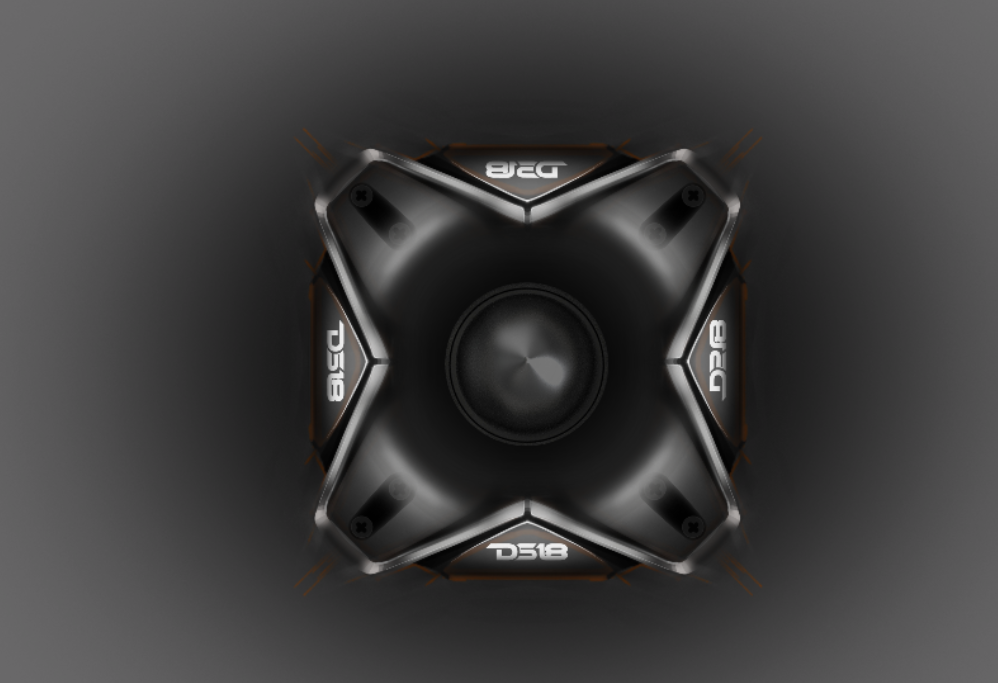 horn，a treble，speaker，bullet，