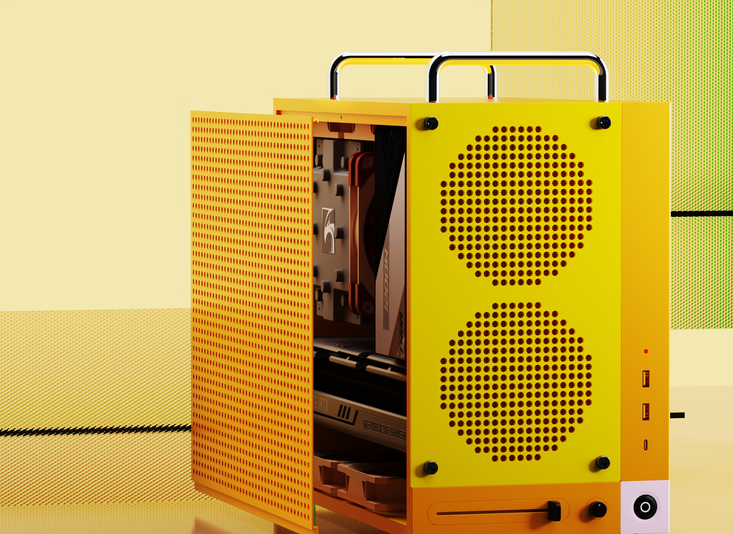 Original works，Industry / products，electronic product，Computer machine box，Consumer products，Small Host，practice，