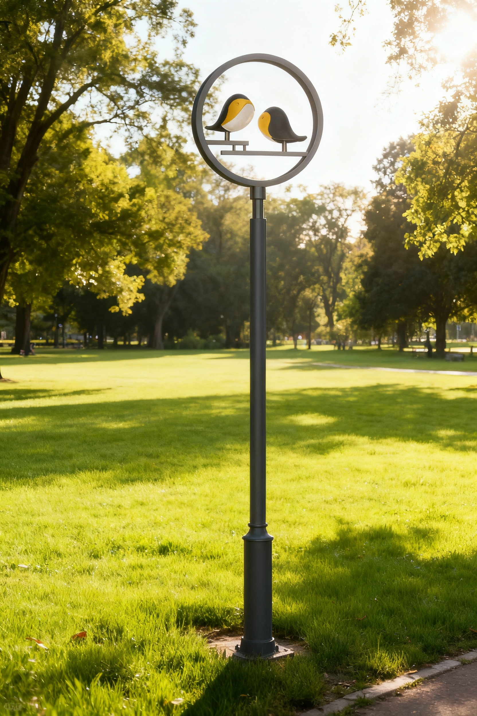 Lamp design，ai，Courtyard lamp，3D modeling，design sketch，street lamp，Outdoor lighting，Brightening，