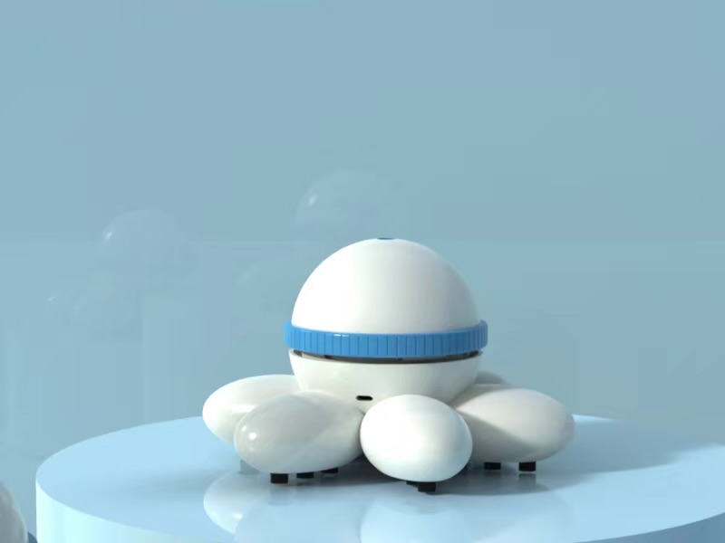 Octopus bionic desktop vacuum cleaner and automatic pencil sharpener，