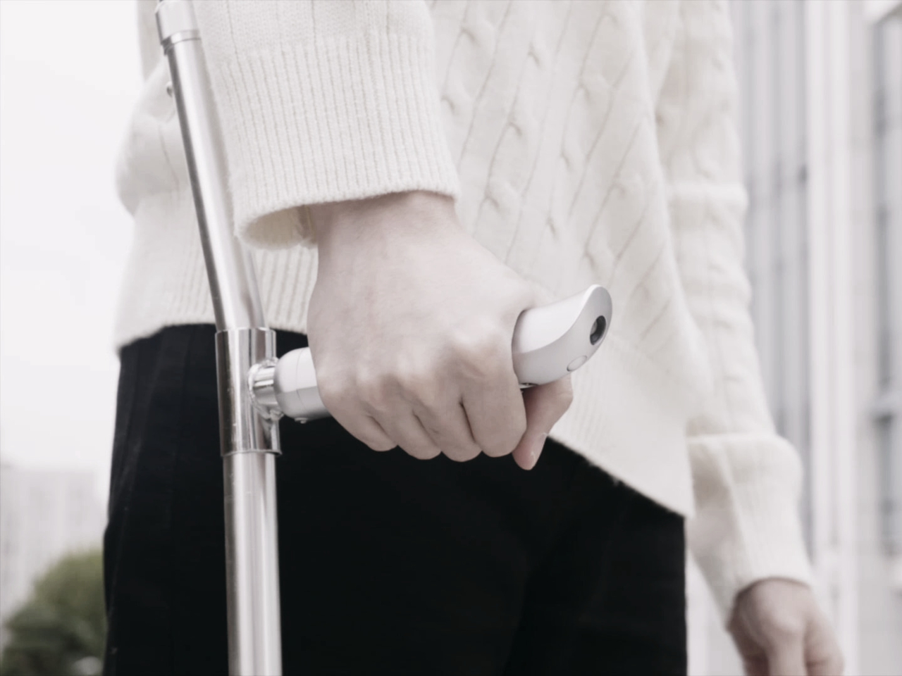 Carestick，Fever grip，Winter Artifact，Modular design，Walking stick，