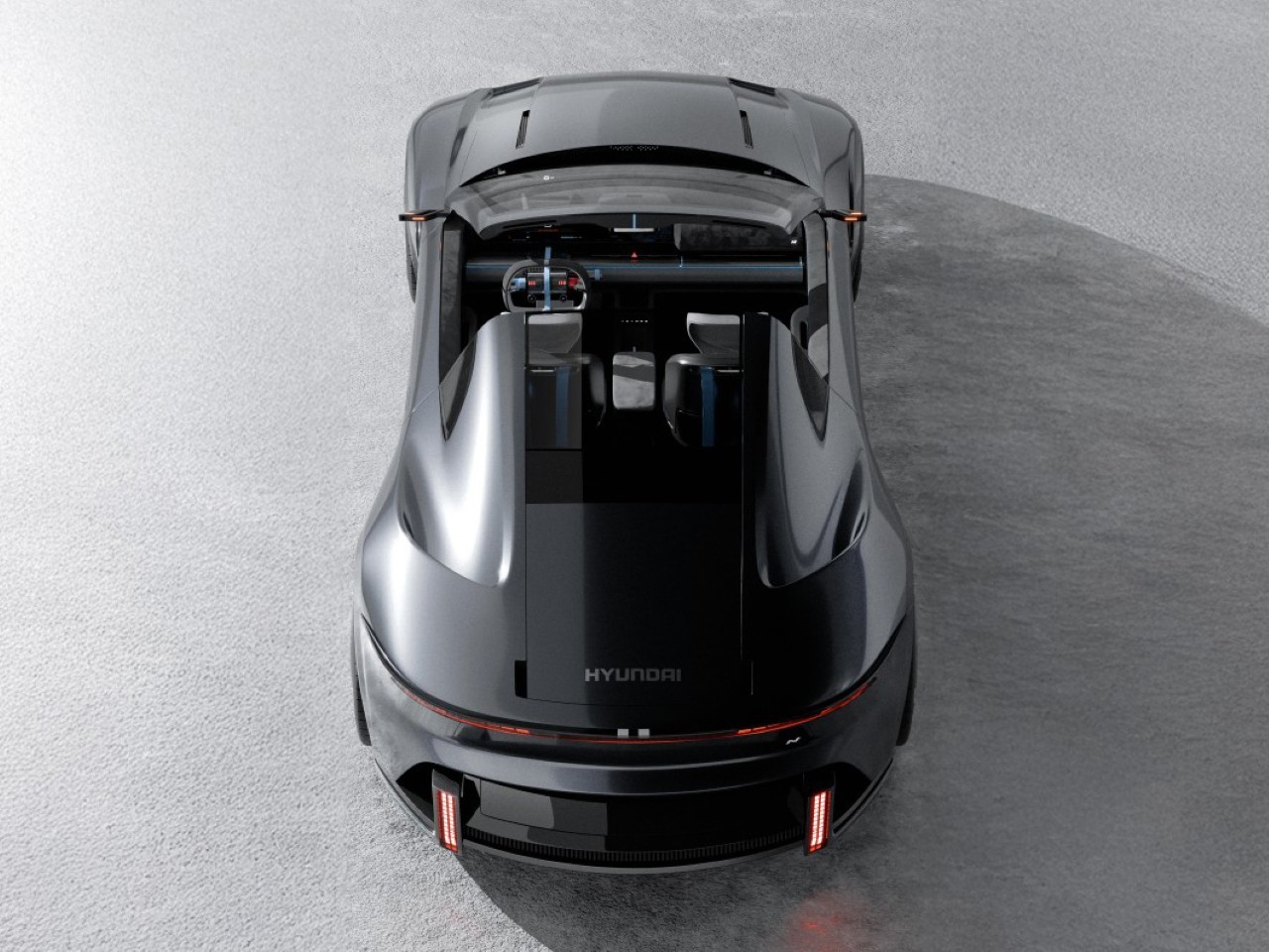 Hyundai N Vision，Three-seater convertible，Concept sports car，Electric Roadster，