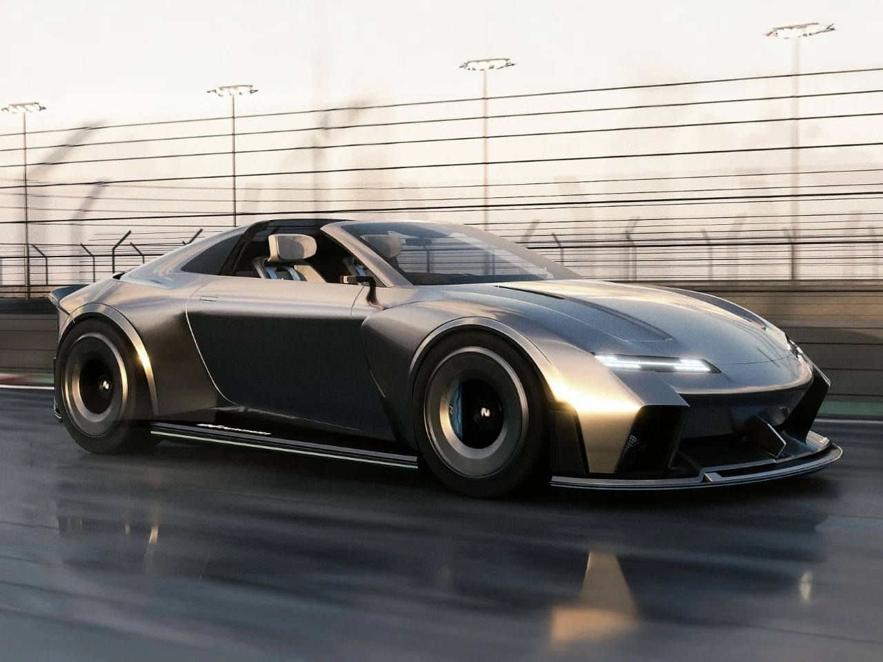 Hyundai N Vision，Three-seater convertible，Concept sports car，Electric Roadster，