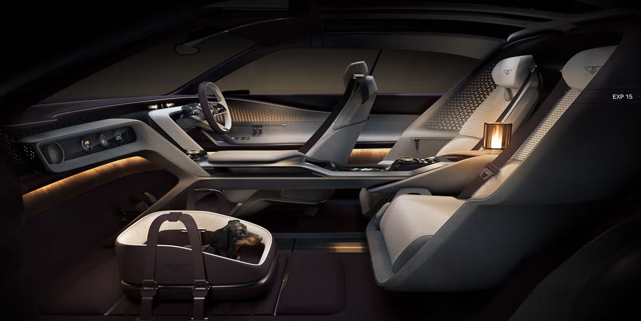 Bentley EXP-15，Electric concept，crystal cutting，Heritage，Deluxe EV，