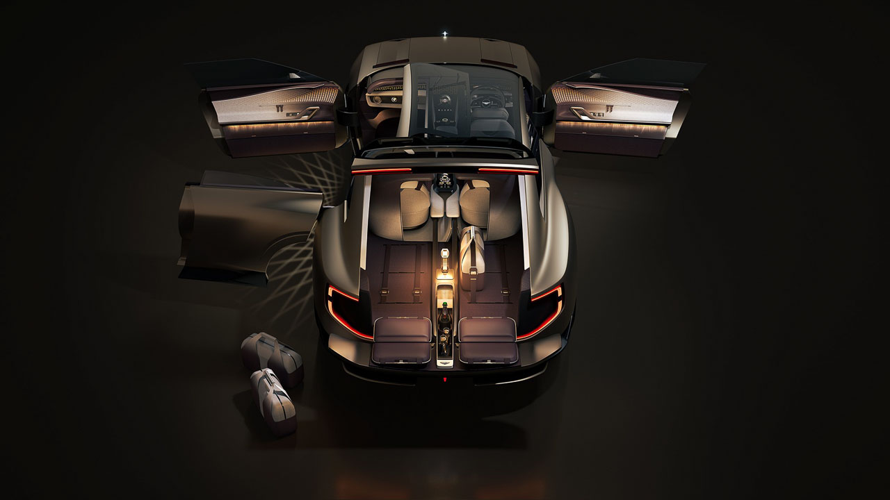 Bentley EXP-15，Electric concept，crystal cutting，Heritage，Deluxe EV，