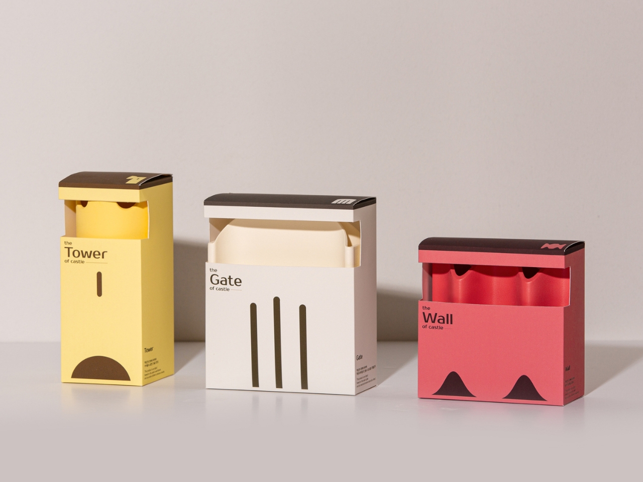 PLA Degradable Materials，Hand drawn，Desktop storage，Castle Inspiration，